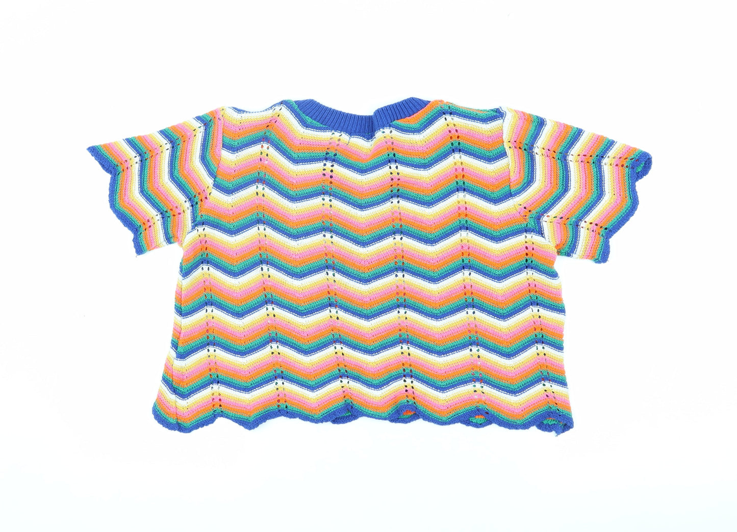 New Look Women's Multicoloured Knit Jumper Size 14