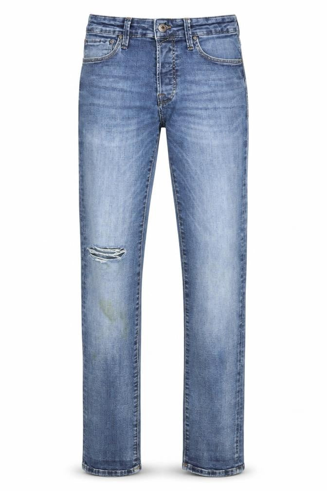 Jack & Jones Men's Blue Slim Straight Jeans
