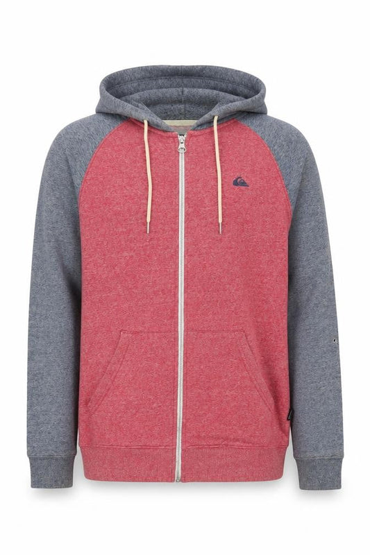 Quiksilver Men's XS Red Full Zip Hoodie