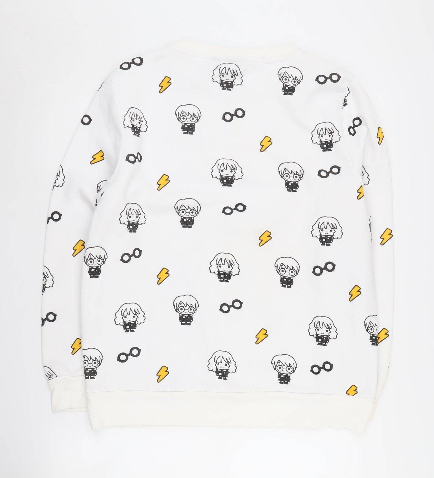 Harry Potter Unisex White Sweatshirt L Pullover