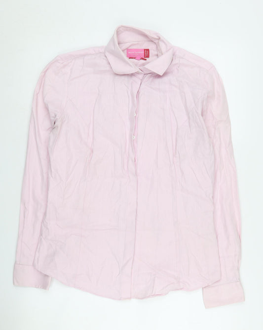 Brook Taverner Men's Pink Long Sleeve Button-Up Shirt