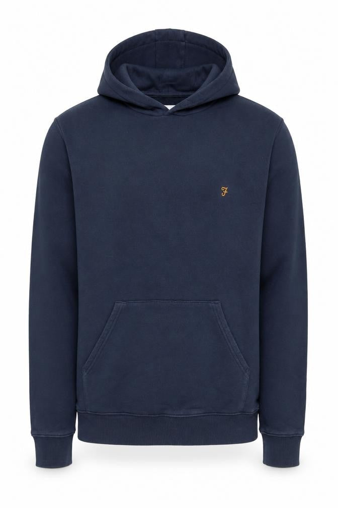 Farah Men's Blue Pullover Hoodie Size S