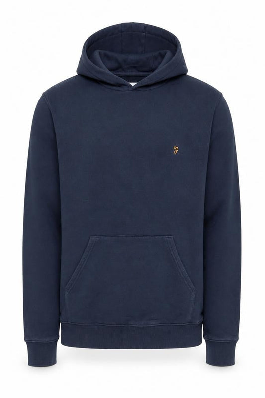 Farah Men's Blue Pullover Hoodie Size S