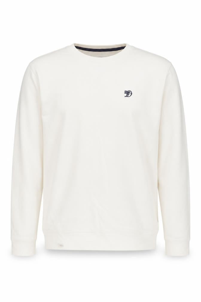 Tom Tailor Men's White Logo Sweatshirt M