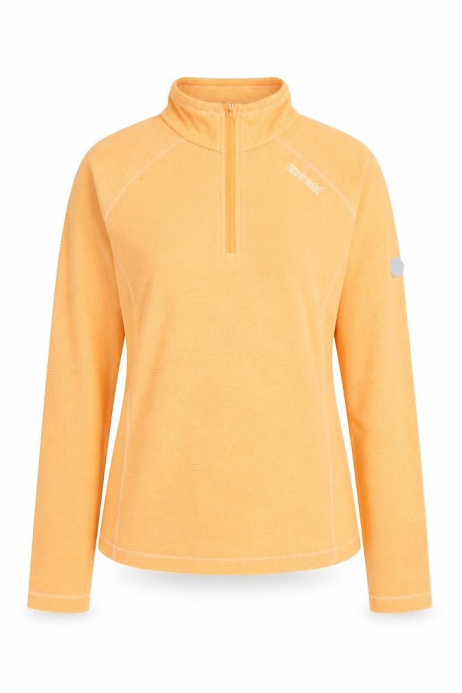 Regatta Women's Orange 1/2 Zip Sweatshirt Size 8
