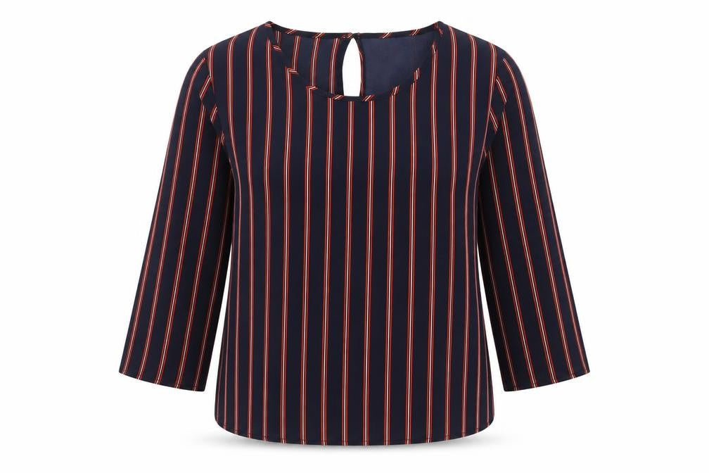 Jacqueline de Yong Women's Striped Long Sleeve Top