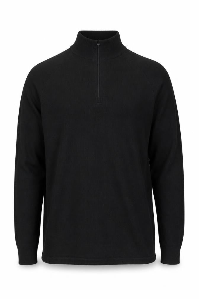 Trespass Men's Black 1/4 Zip Pullover, Size M