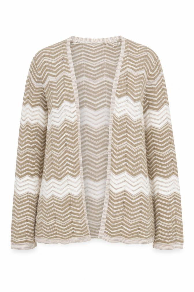 Viyella Women's Multicoloured Petite Open Front Cardigan
