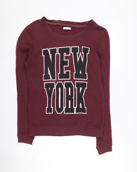 Jacqueline de Yong Women's Red Pullover Sweatshirt S