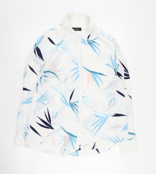 Marks and Spencer Women's Floral Button-Up Shirt UK 12