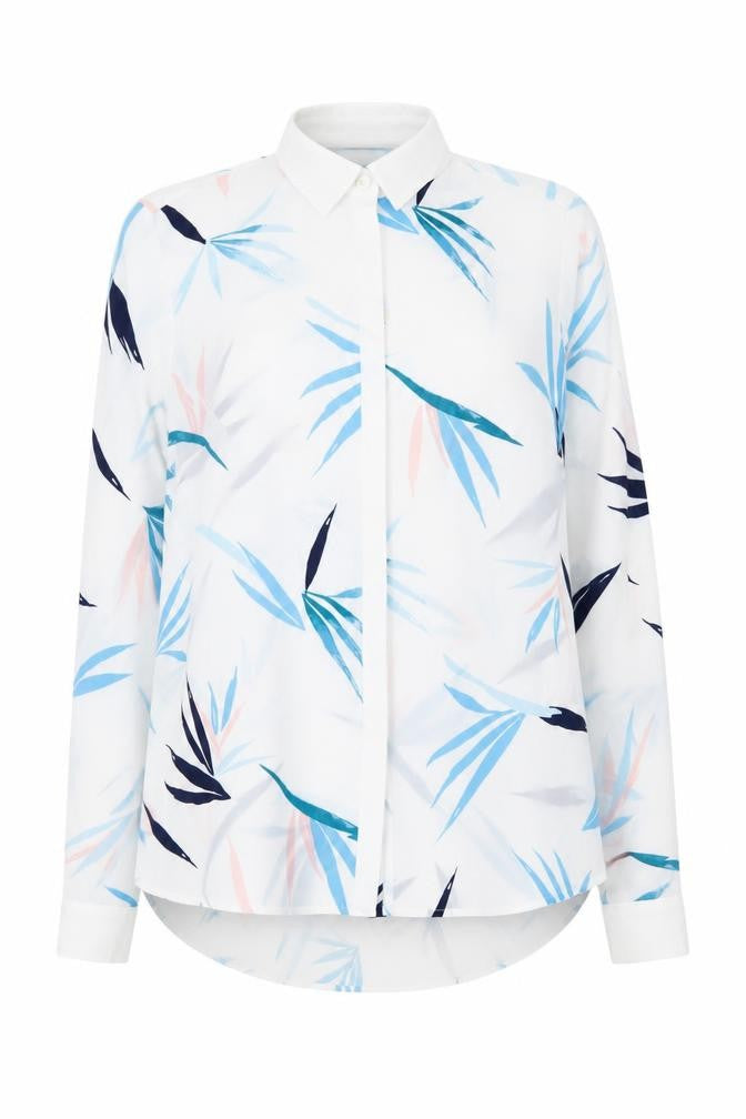 Marks & Spencer Women's Floral Button-Up Shirt UK 12