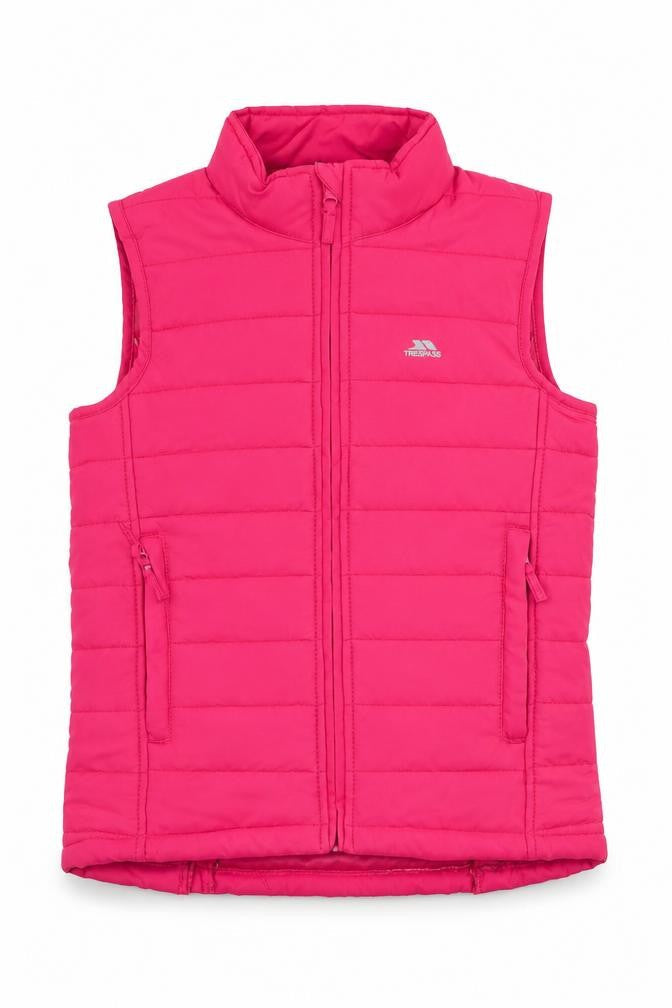 Trespass Girls Pink Bodywarmer Jacket 11 Years