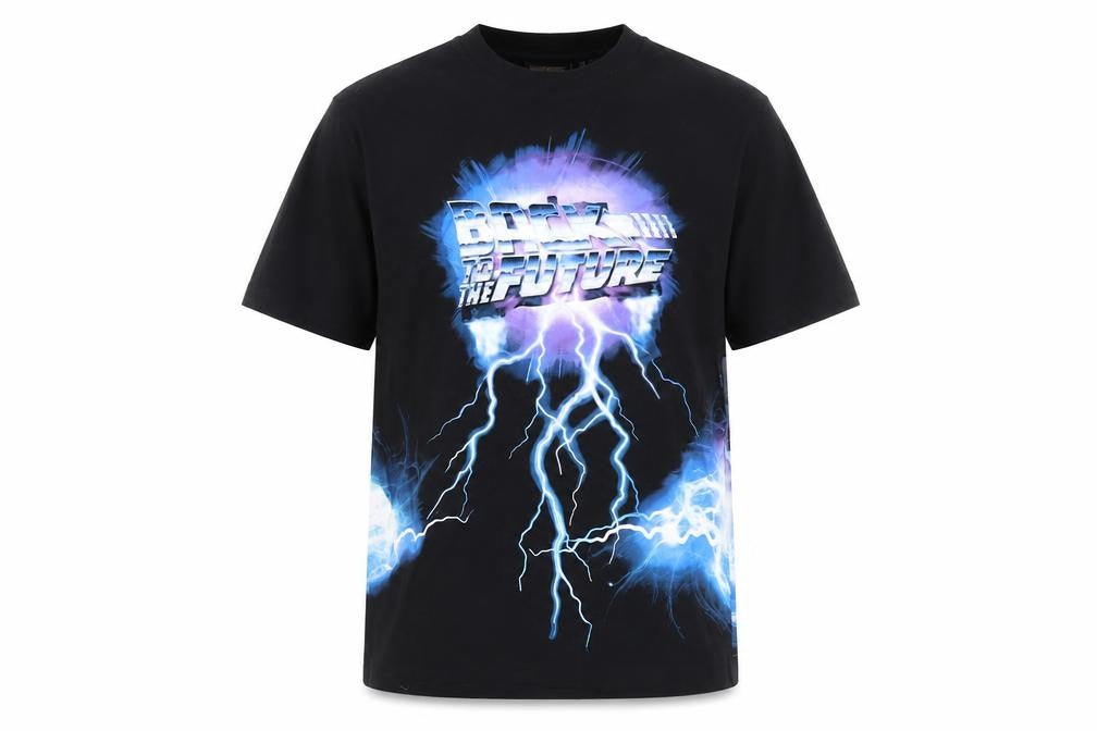 Back to the Future Black XS Men’s Graphic T-Shirt