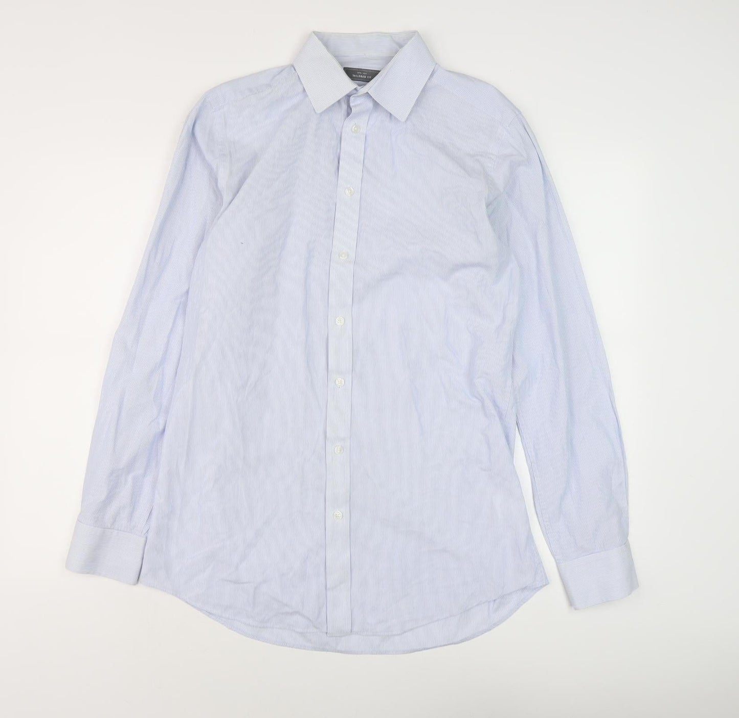 John Lewis Men's Blue Tailored Fit Dress Shirt