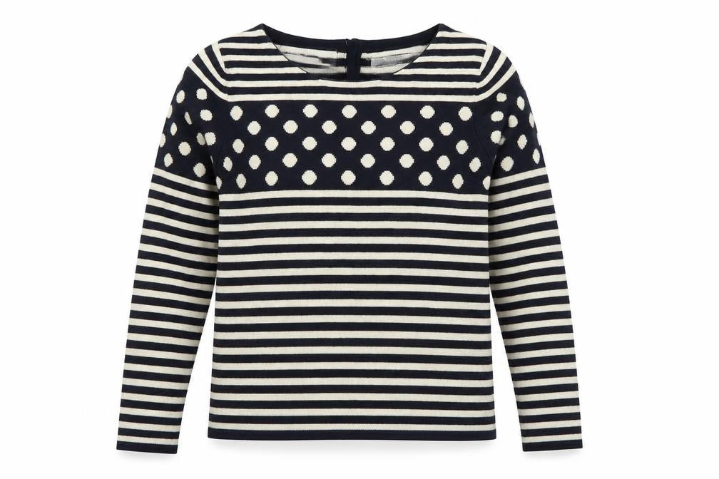 Sparrow Women's Black Striped Pullover Jumper M