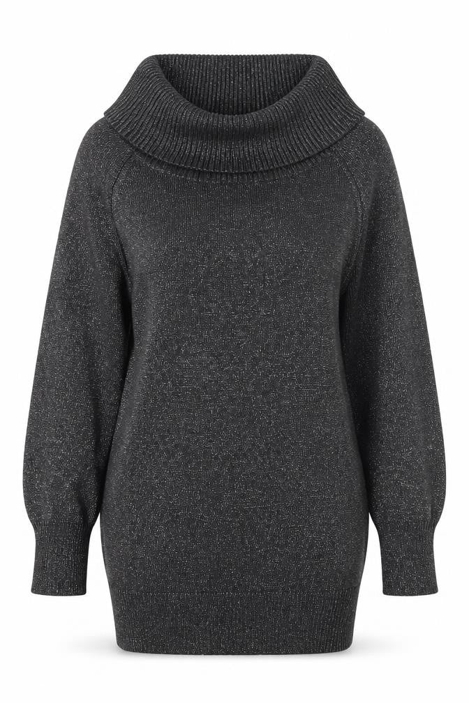 Wallis Women's Grey Cowl Neck Pullover Jumper, Size M