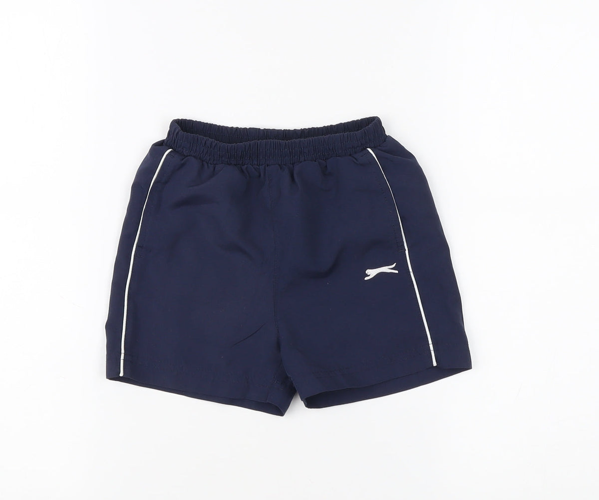 Slazenger Boys' Blue Athletic Shorts 3-4 Years - Ideal for School & Play