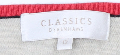 Debenhams Women's Multicoloured Stripe Pullover Jumper