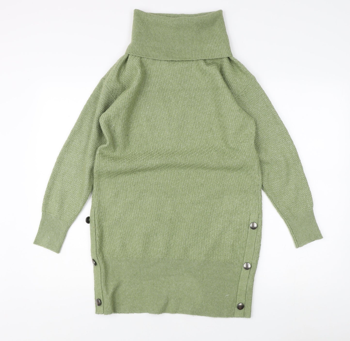 Monsoon Women's Green Roll Neck Jumper Size S