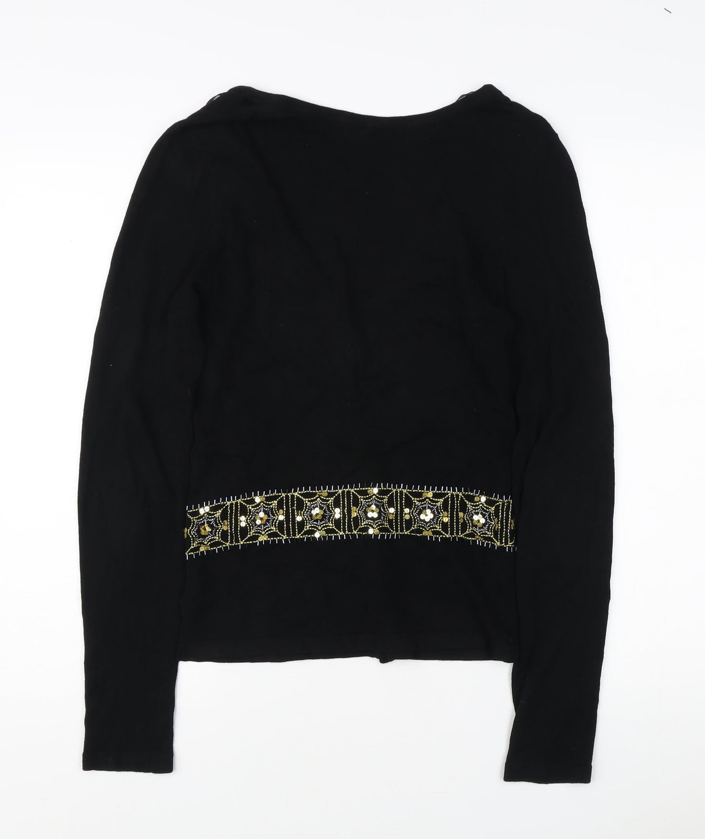 H&M Women's Black Cardigan Size 6
