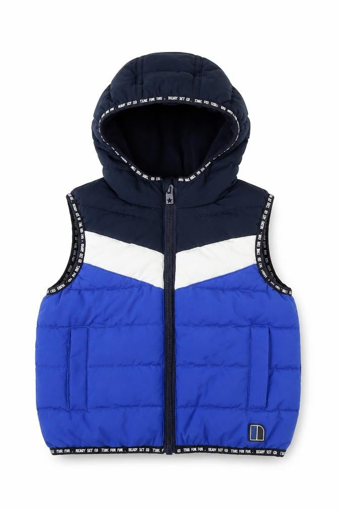 Next Unisex Blue Puffer Jacket 12-18 Months