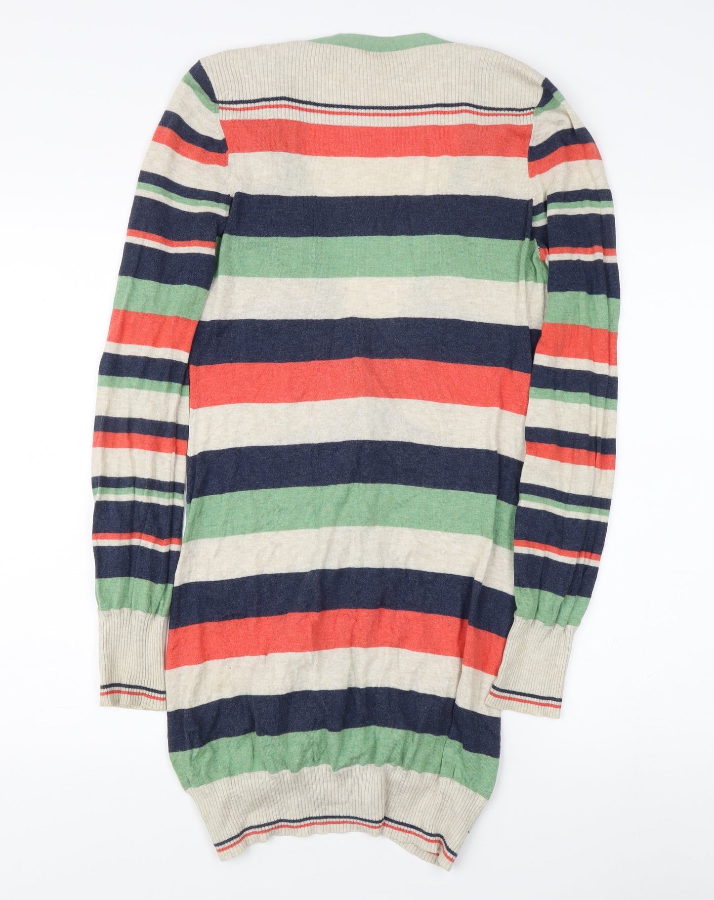 Miss Selfridge Women's Striped Cardigan, Multicoloured, Size 12