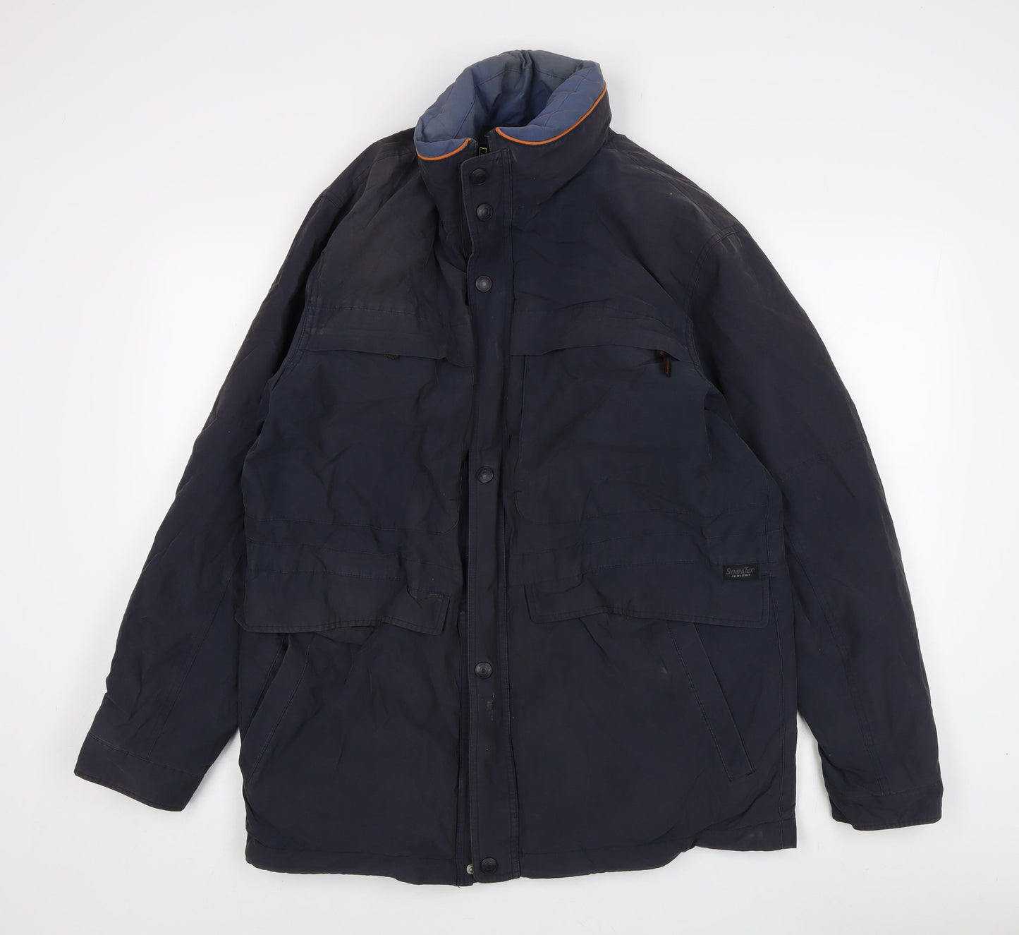 Guise Men's Black Military Jacket M, Full Zip Casual