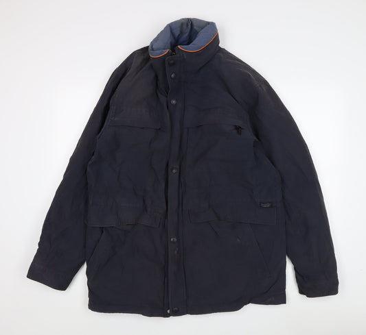 Guise Men's Black Military Jacket M, Full Zip Casual