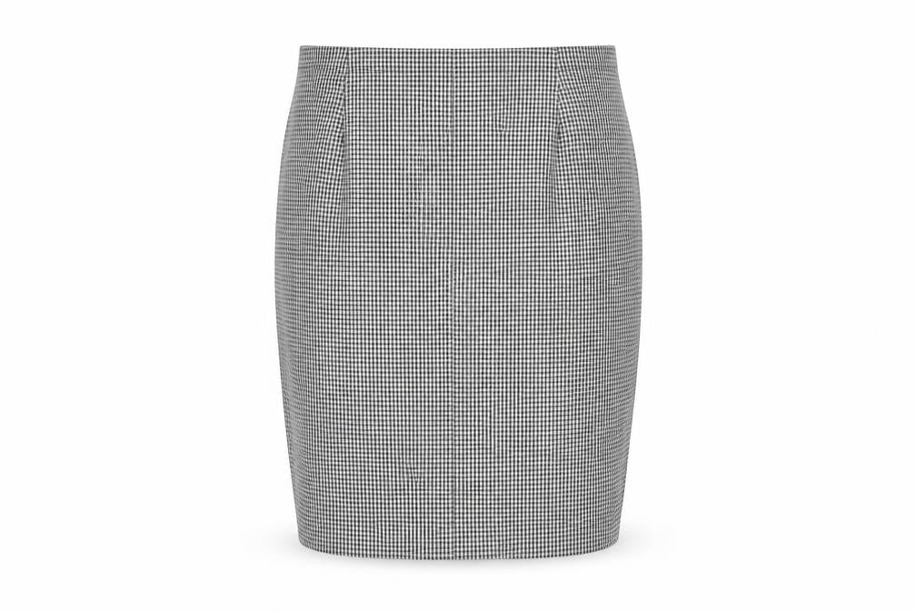 Marks & Spencer Women’s Black Check Pencil Skirt Size 16