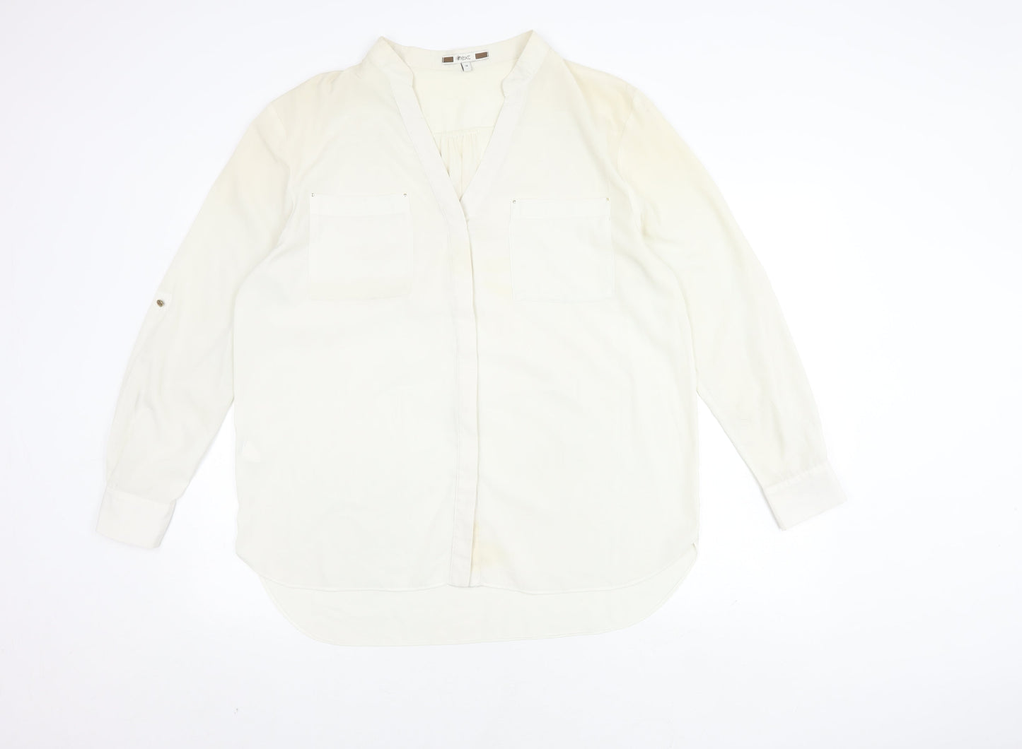 Next Women's White Basic Blouse Size 16