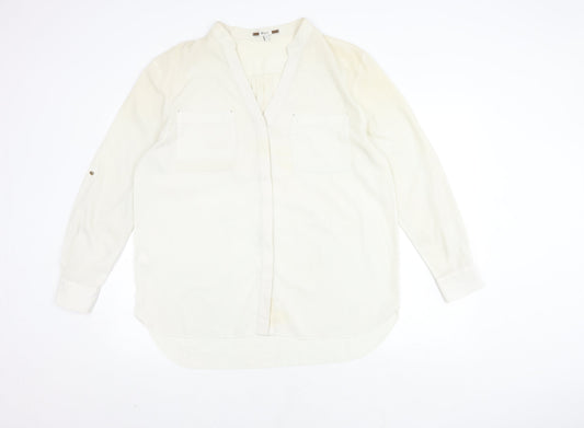 Next Women's White Basic Blouse Size 16