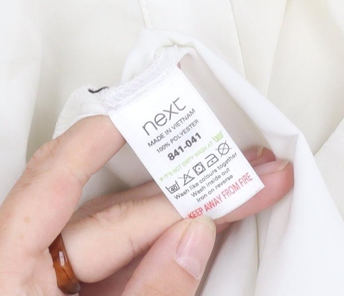 Next Women's White Basic Blouse Size 16