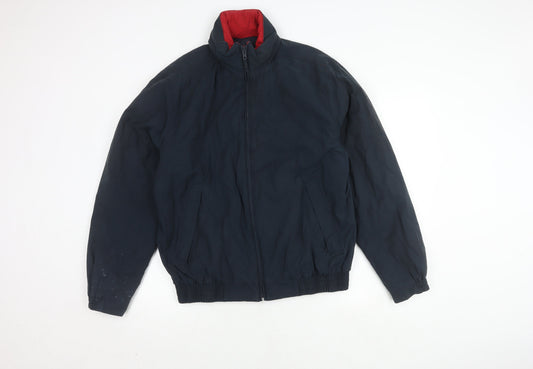 Marks and Spencer Men's Blue Bomber Jacket M