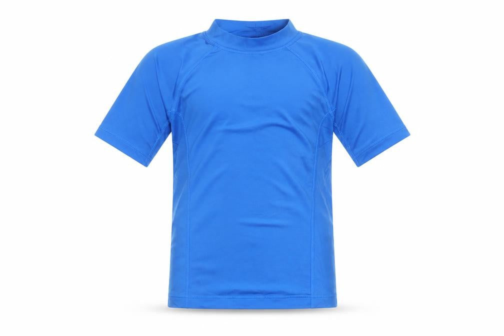 Lands' End Boys Blue Short Sleeve Top - Size S 6-7 Years