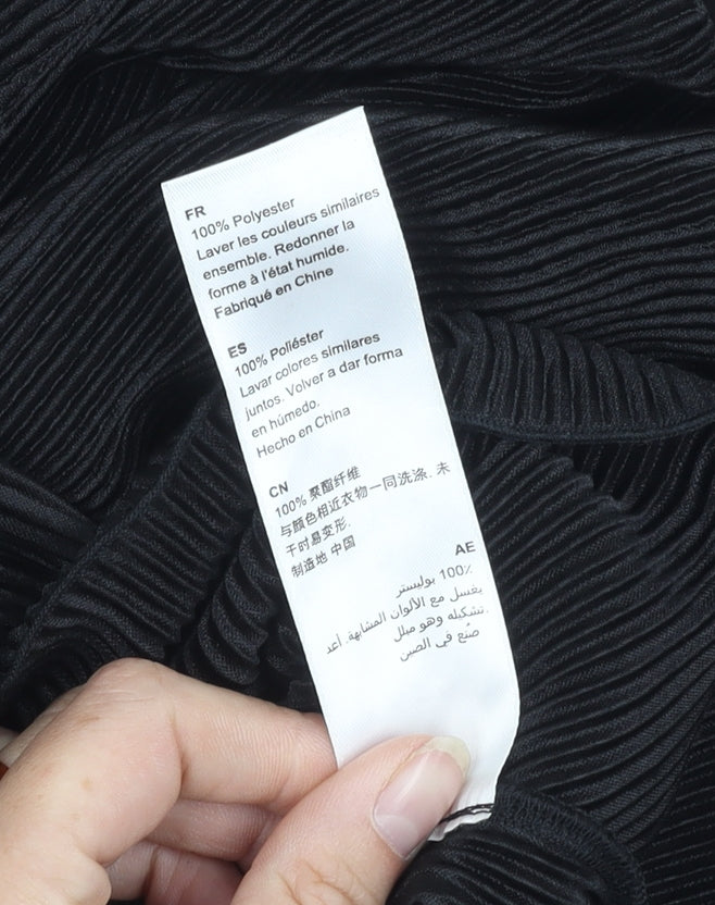 BIBA Women's Black Wrap Blouse, Size 10, New