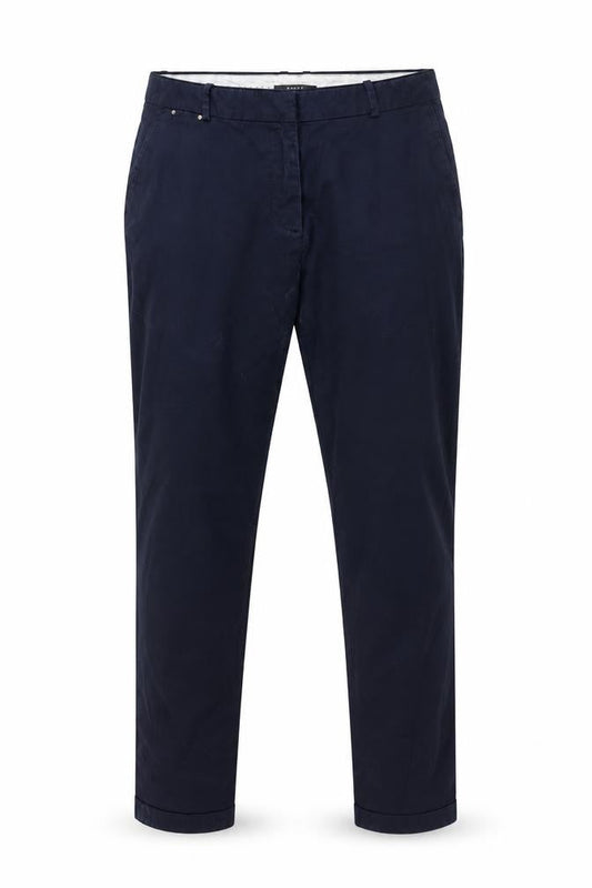 Front view of ESPRIT Men's Blue Chino Trousers L Regular Straight