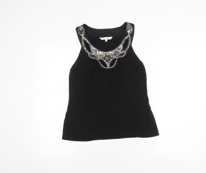 RJR.John Rocha Women's Black Sequin Blouse - Size 12