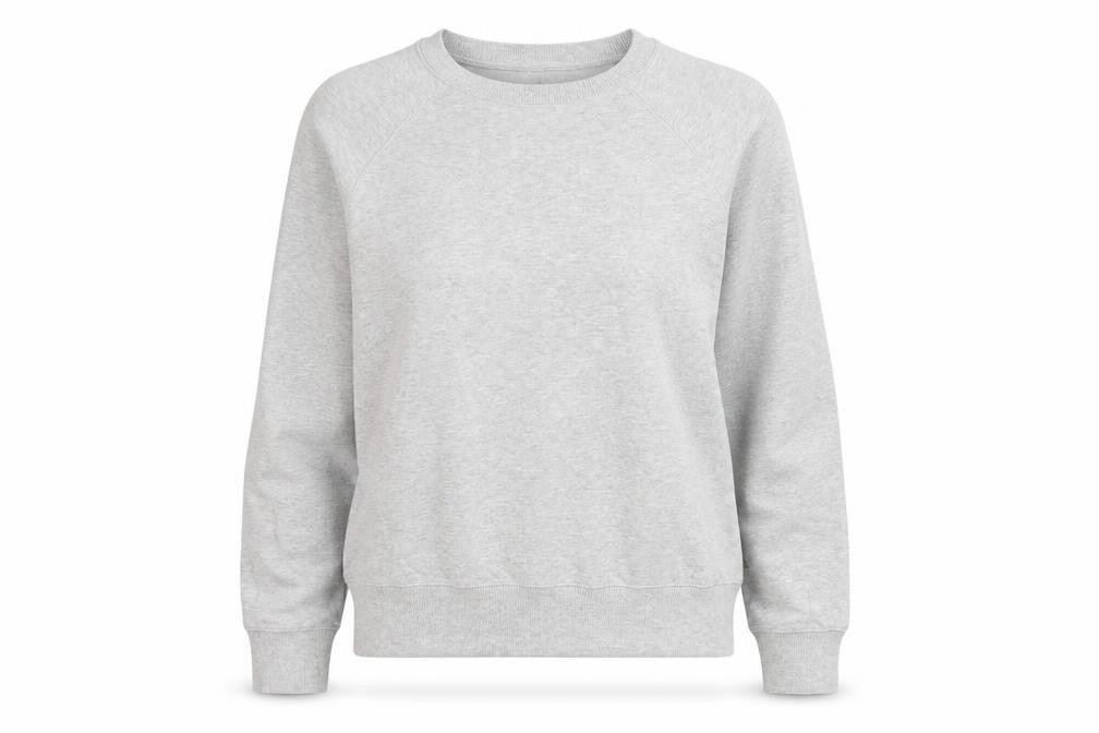 Diesel Women's Grey Logo Pullover Sweatshirt S