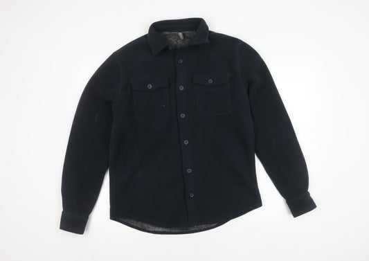 Kariban Men's Black Fleece Jacket Size S