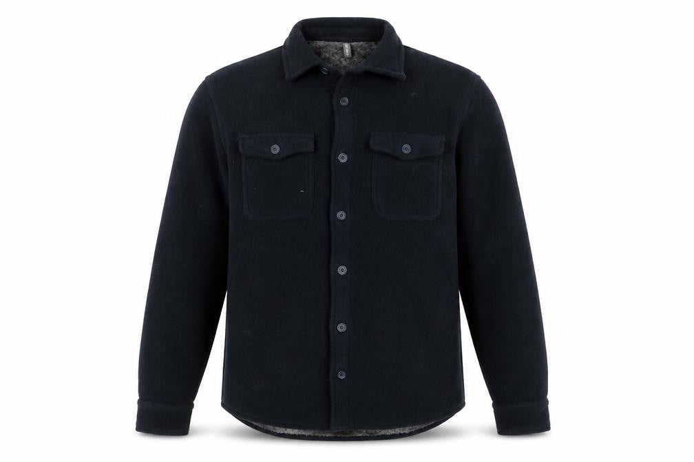 Kariban Men's Black Fleece Jacket Size S