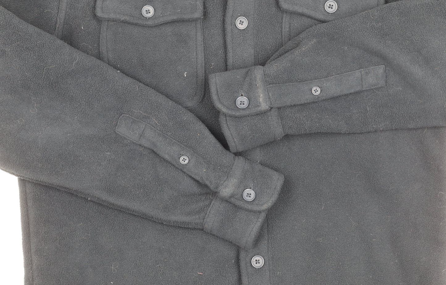 Kariban Men's Black Fleece Jacket Size S