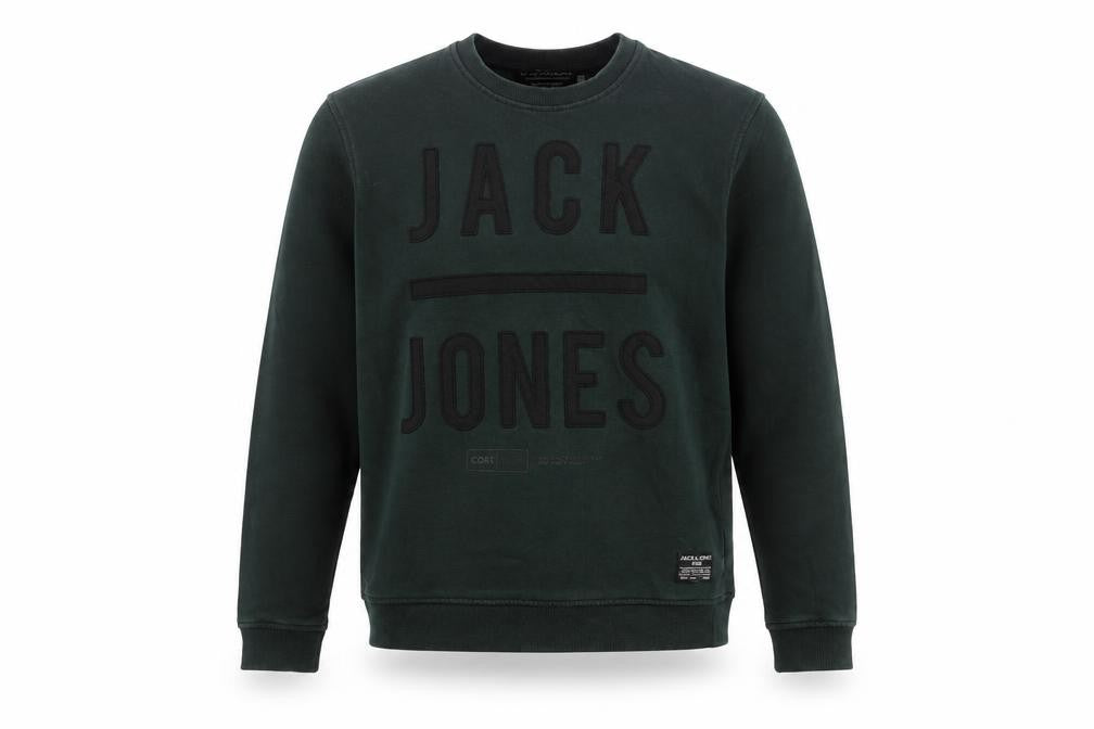 Jack & Jones Men's Green Pullover Sweatshirt S