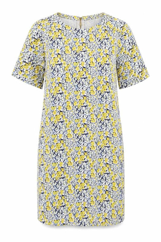 Warehouse Women's Floral Shift Dress Size 10 - Multicoloured