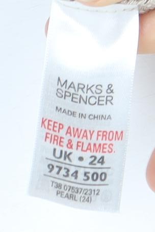 Marks and Spencer Women's Beige Cardigan UK 24