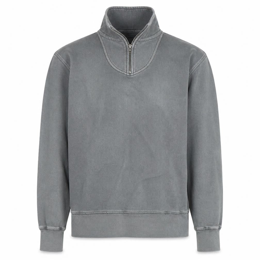 American Eagle Mens XS Grey 1/4 Zip Sweatshirt