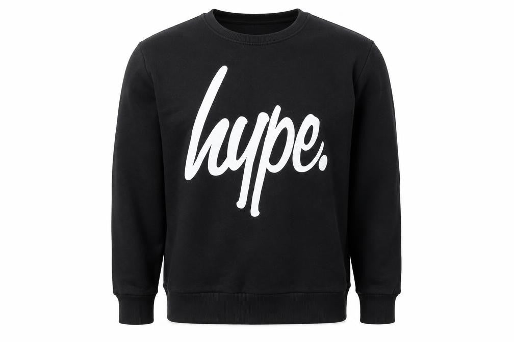 Hype Men's Black XL Pullover Sweatshirt