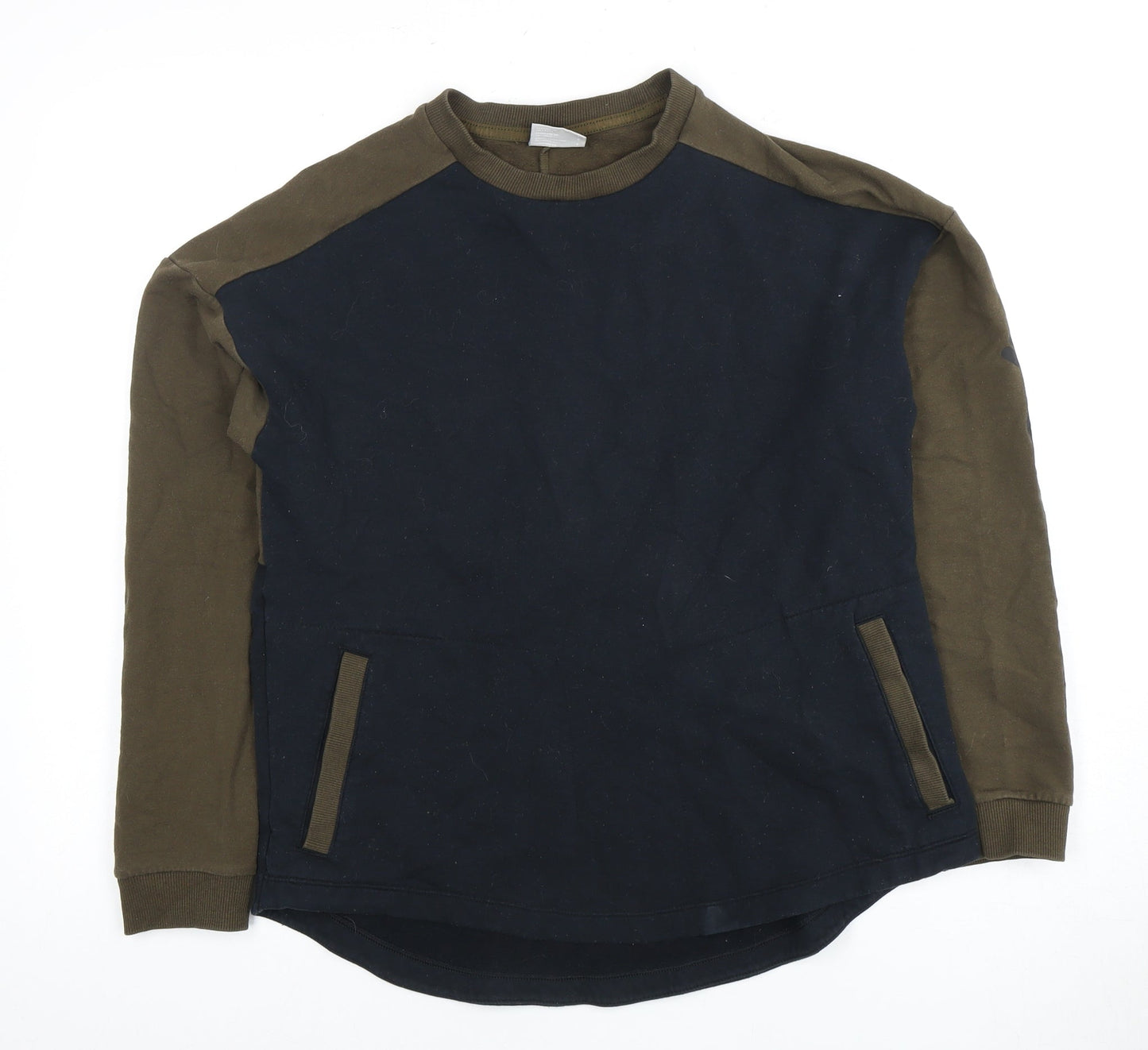 Columbia Men's S Green Black Pullover Sweatshirt