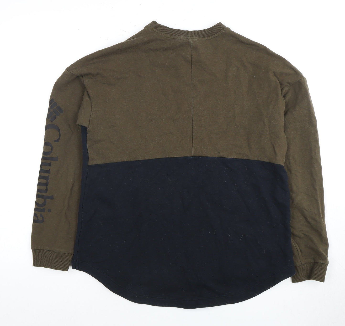 Columbia Men's S Green Black Pullover Sweatshirt