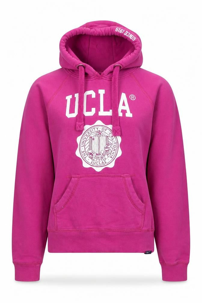 UCLA Girls Pink Pullover Hoodie Size 8 with Logo