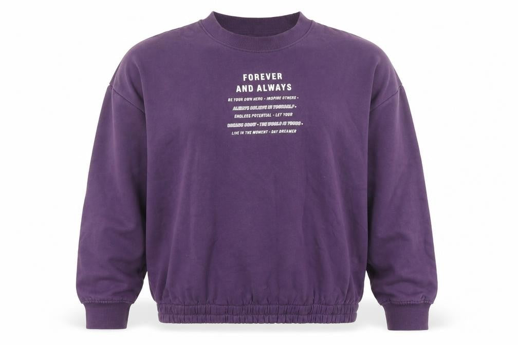 H&M Girls Purple Pullover Sweatshirt 13-14 Years
